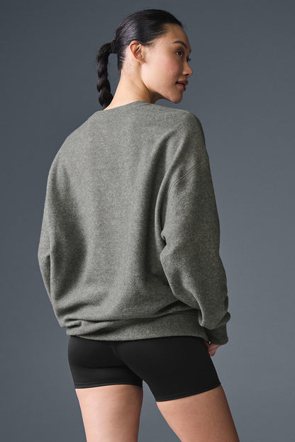 Alo Yoga Women'S Triumph Restore Crew Neck Sweatshirt