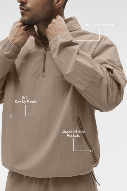 Alo Yoga Light Weight Takeaway Track Pullover