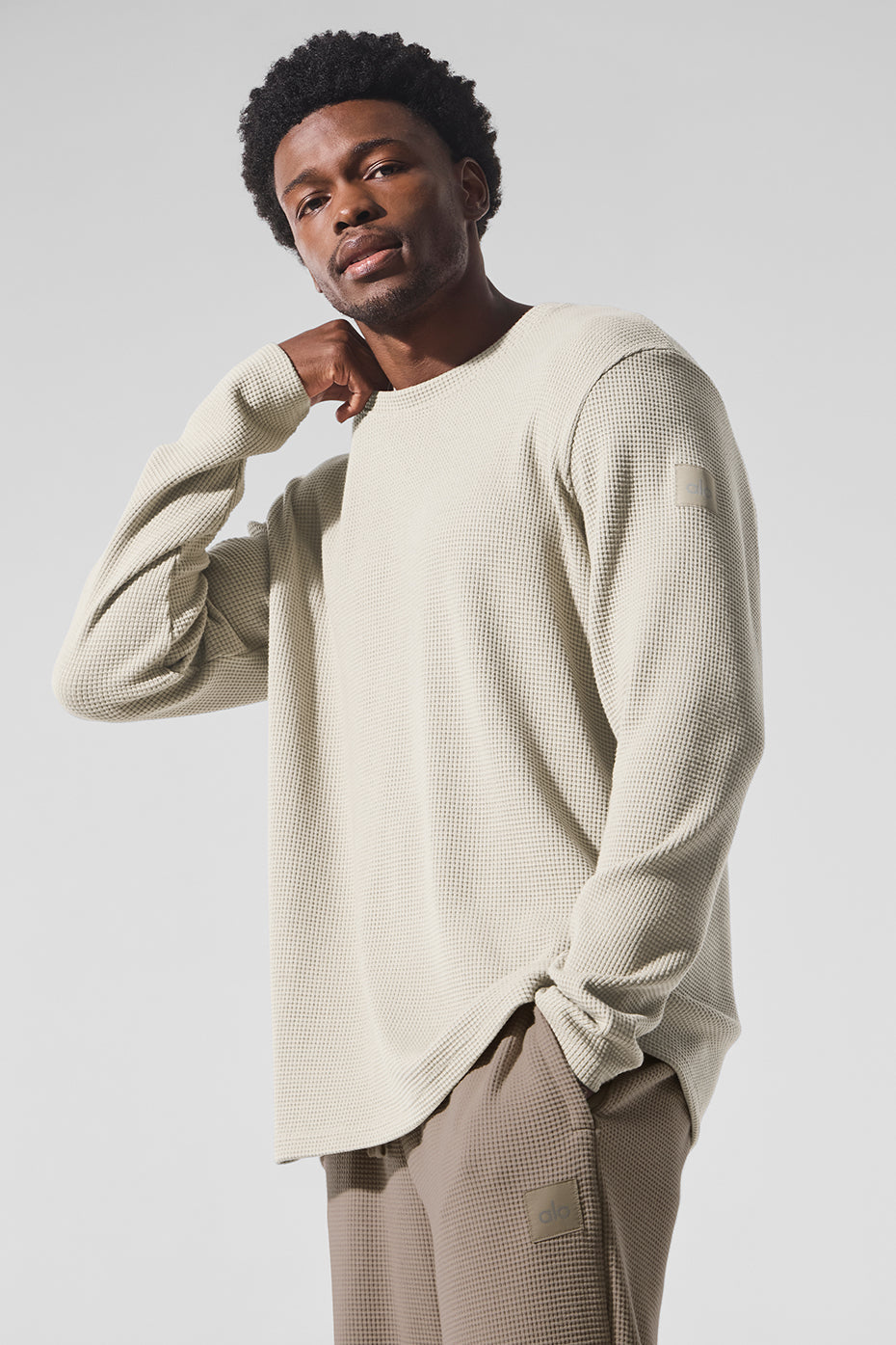 Alo Yoga Elevate Waffle Long Sleeve Crew