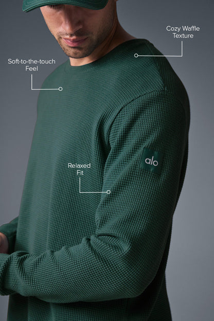 Alo Yoga Elevate Waffle Long Sleeve Crew