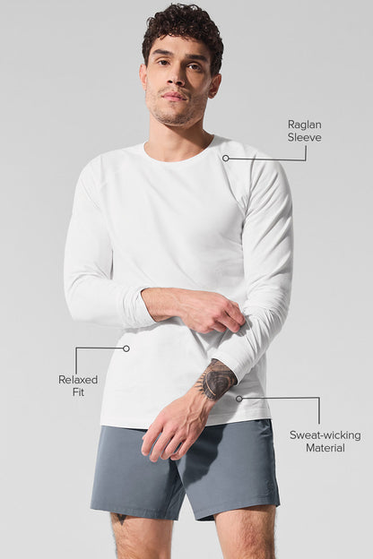 Alo Yoga Alo Vapor Crewneck Long Sleeve