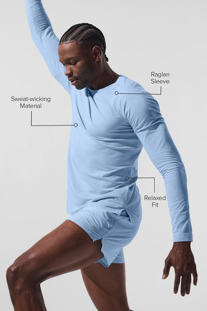 Alo Yoga Alo Vapor Crewneck Long Sleeve