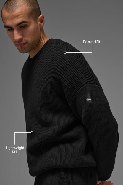 Alo Yoga Domain Rib Knit Crew Sweater