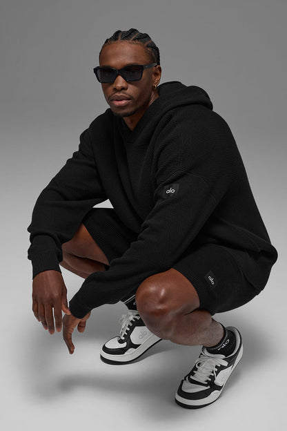 Alo Yoga Sports Club Sweater Knit Hoodie