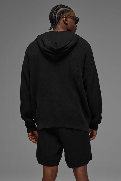 Alo Yoga Sports Club Sweater Knit Hoodie