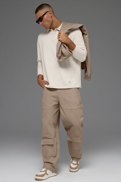 Alo Yoga Double Take Long Sleeve Polo