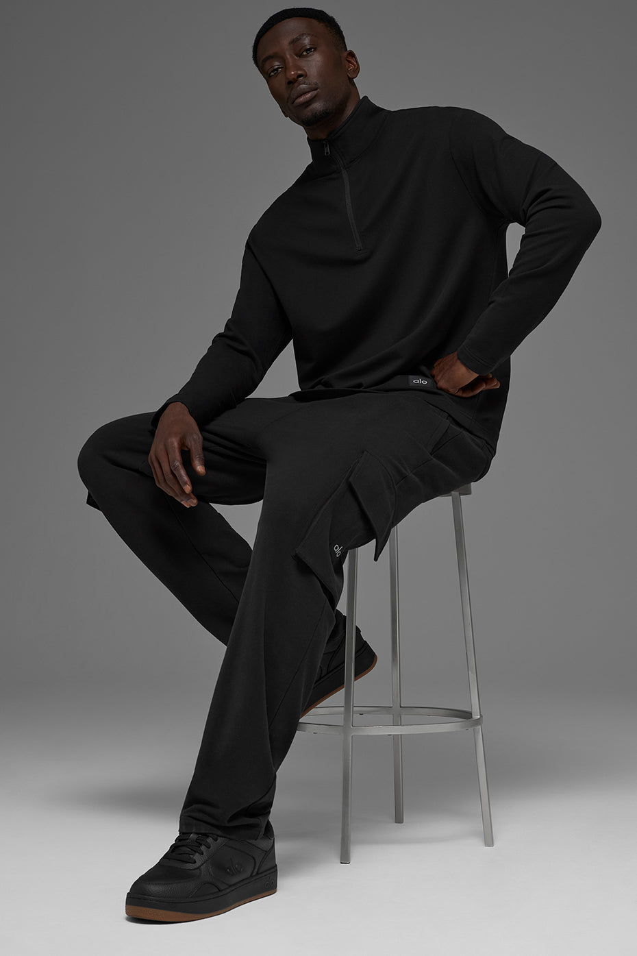 Alo Yoga Double Take Long Sleeve 1/4 Zip