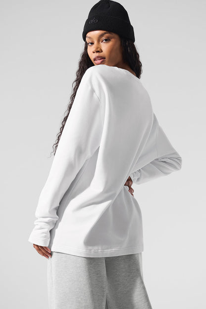 Alo Yoga Women'S Double Take Long Sleeve Crew