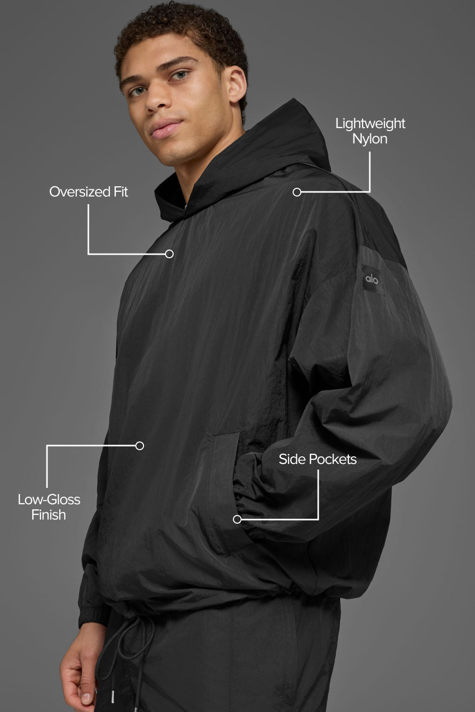 Alo Yoga Axis Hooded Pullover
