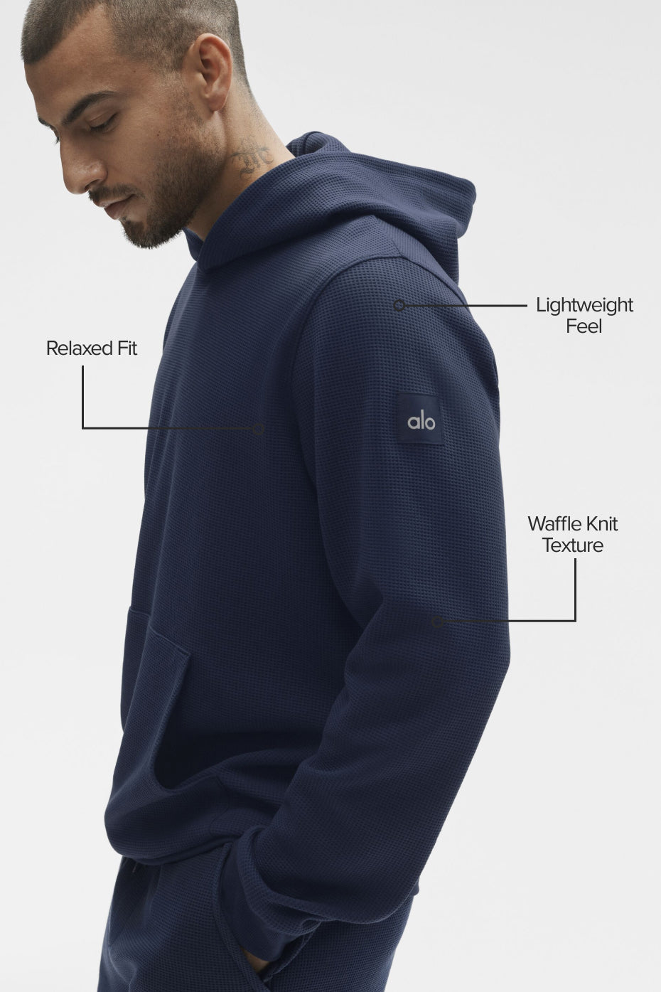 Alo Yoga Waffle Lounge Hoodie