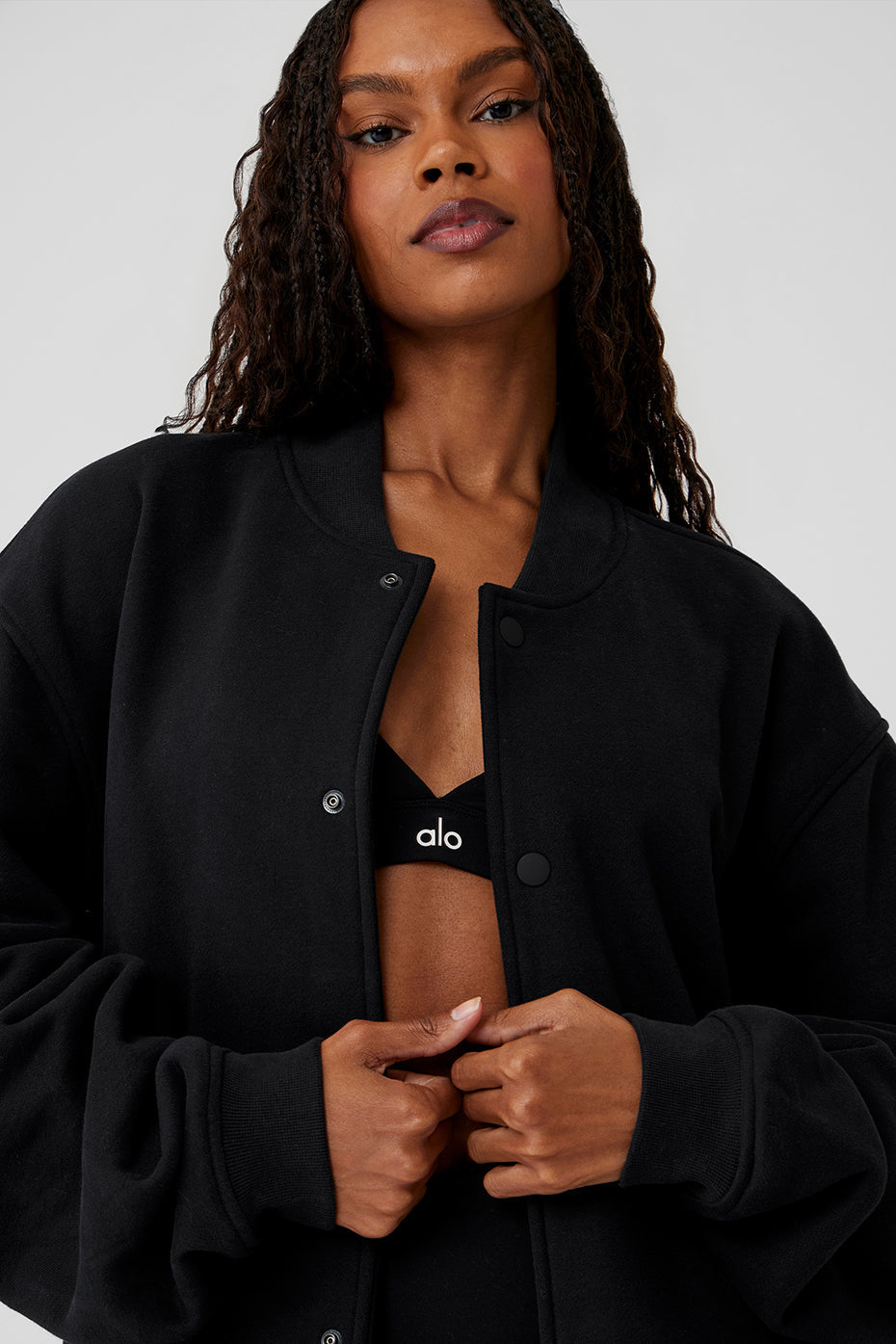 Alo Yoga Women'S Renown Varsity Jacket
