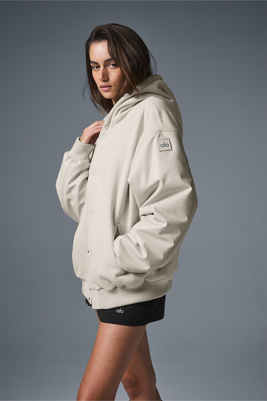 Alo Yoga Women'S Select Hooded Bomber Jacket