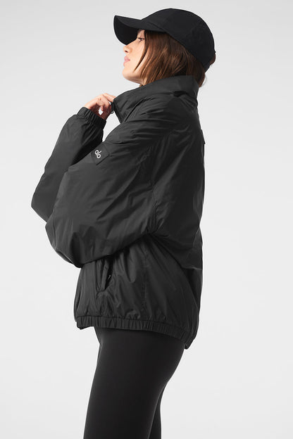 Alo Yoga Women'S Latitude Light Weight 1/2 Zip Pullover Jacket