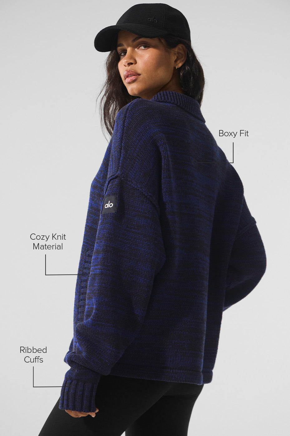 Alo Yoga Women'S Heritage Full Zip Sweater
