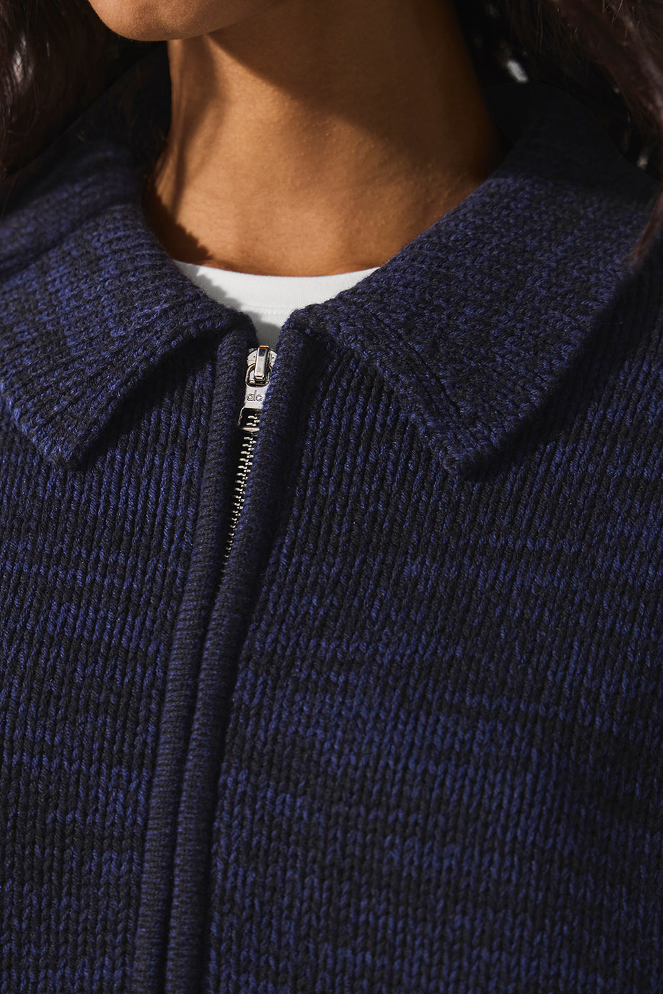 Alo Yoga Women'S Heritage Full Zip Sweater