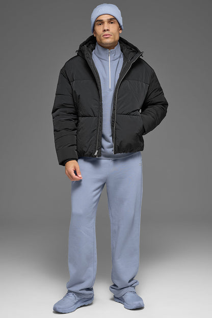Alo Yoga Crinkle Nylon Hooded Stage Puffer