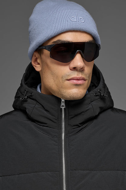 Alo Yoga Crinkle Nylon Hooded Stage Puffer