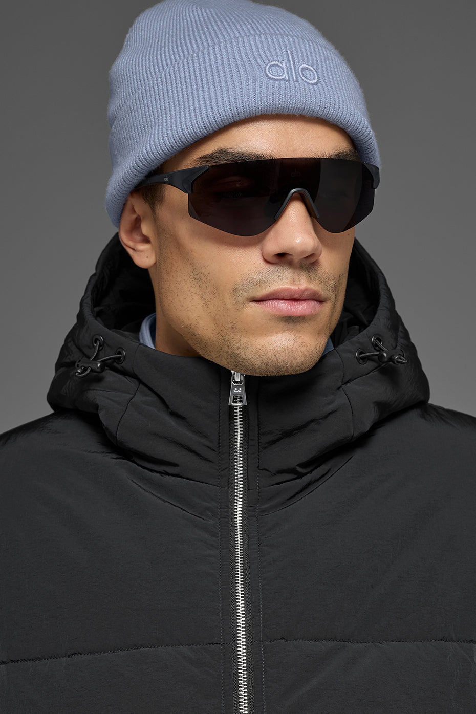Alo Yoga Crinkle Nylon Hooded Stage Puffer