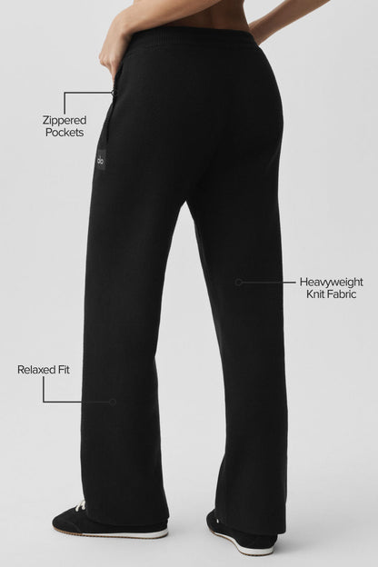 Alo Yoga Women'S Scholar Straight Leg Sweatpant