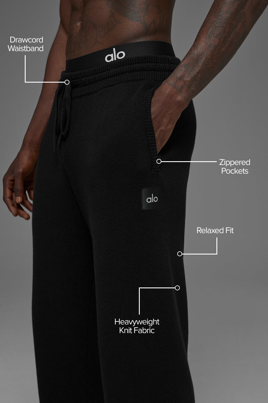 Alo Yoga Scholar Straight Leg Sweatpant