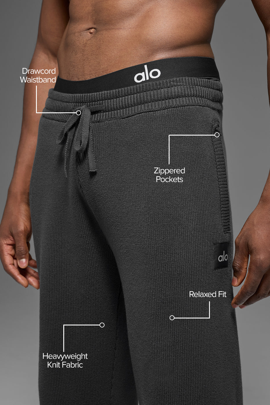 Alo Yoga Scholar Straight Leg Sweatpant