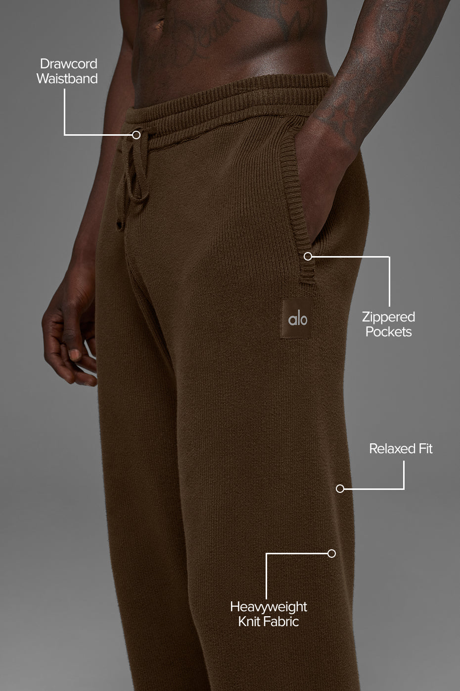 Alo Yoga Scholar Straight Leg Sweatpant