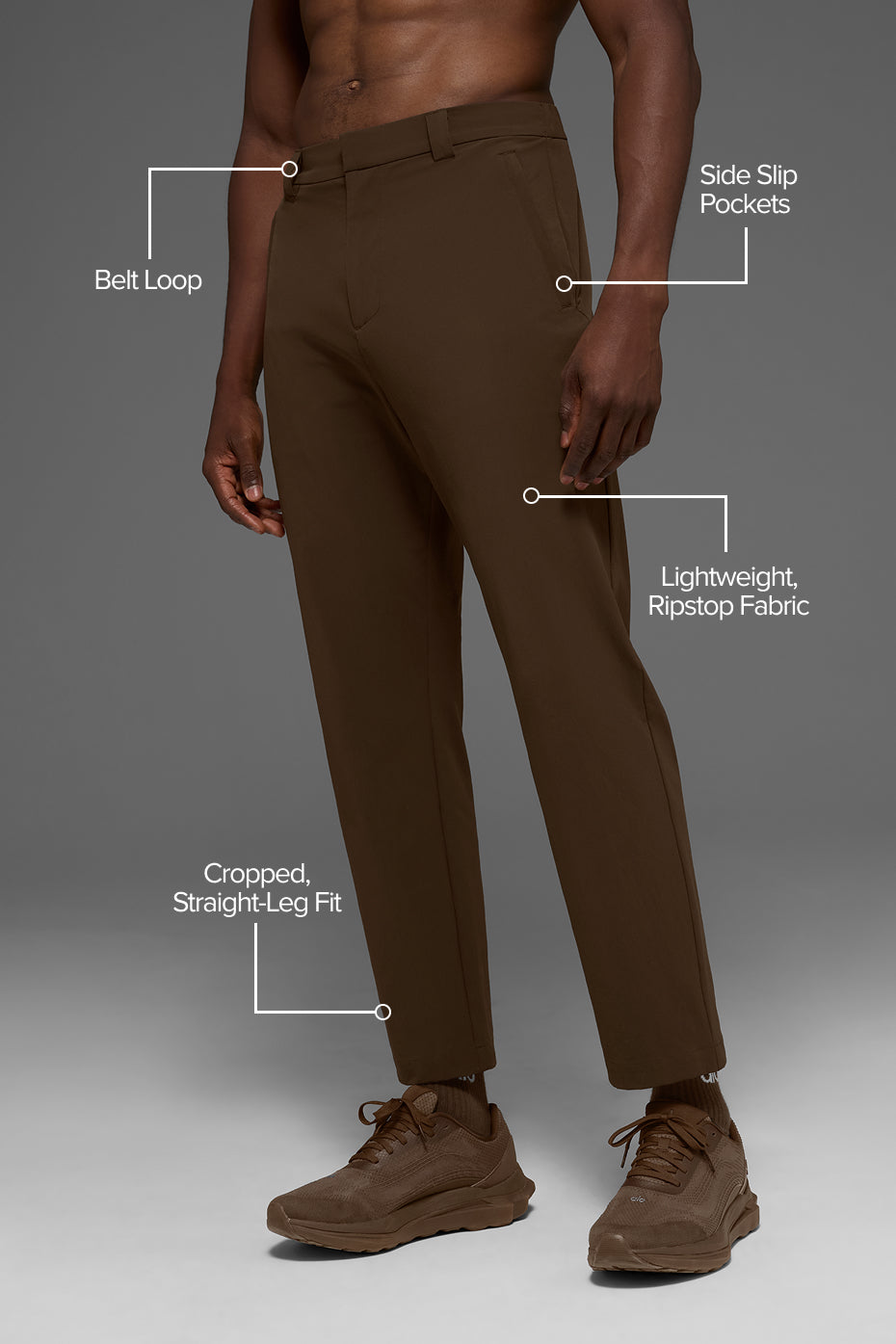 Alo Yoga Co-Op Cropped Tech Trouser