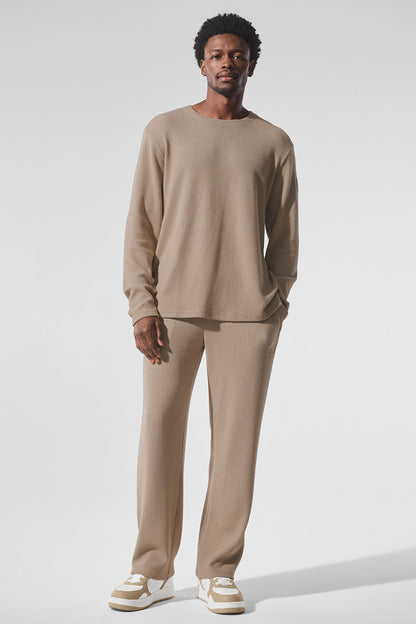 Alo Yoga Elevate Waffle Straight Leg Pant