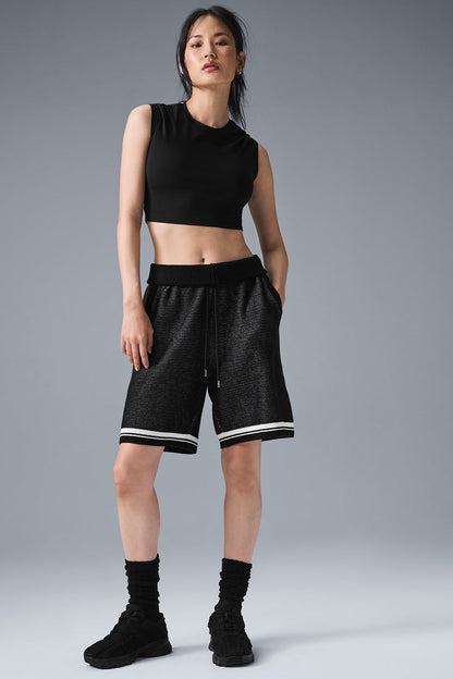 Alo Yoga Women'S 7" Sports Club Sweater Knit Basketball Short