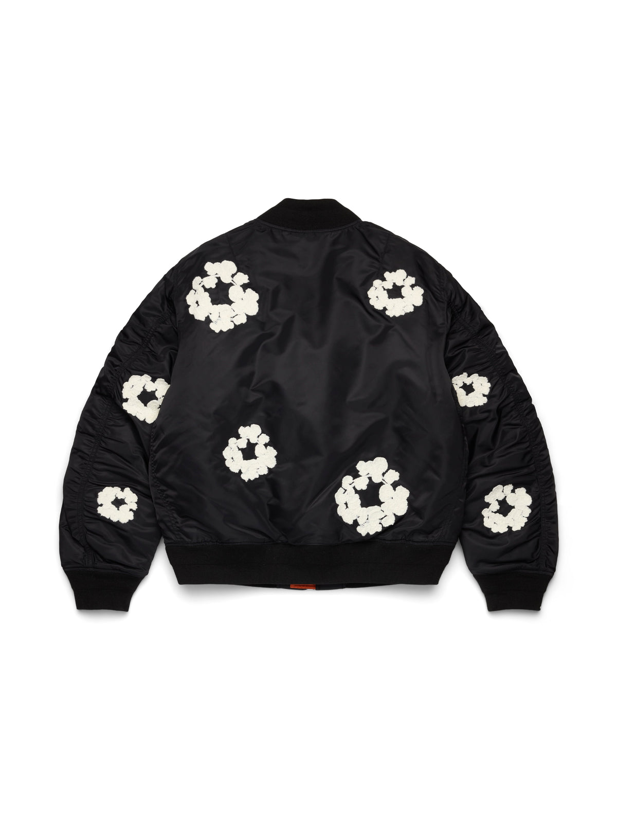 Denim Tears Cotton Wreath MA-1 Bomber Jacket Black