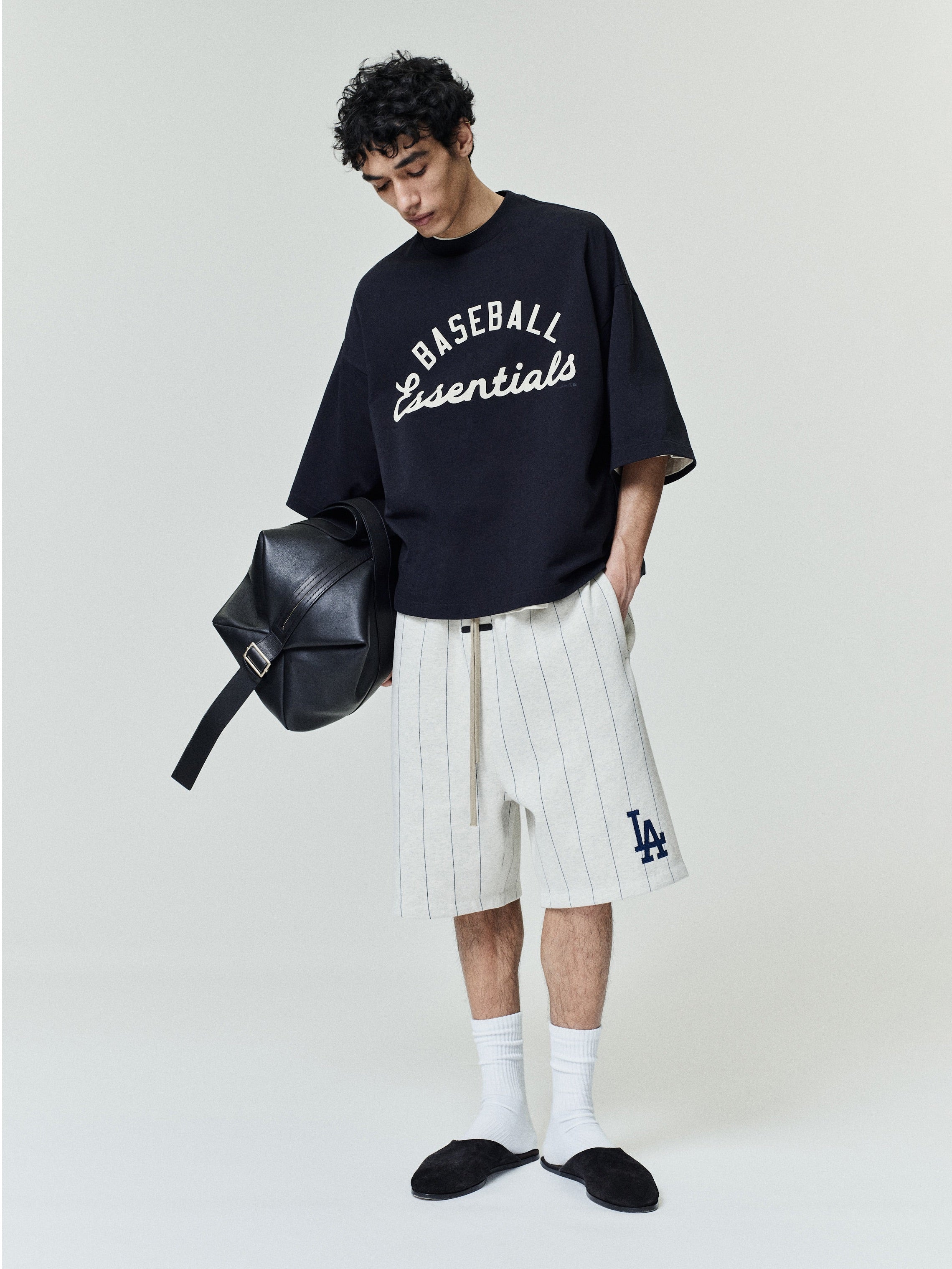 Essentials Mlb Merch Tee Black