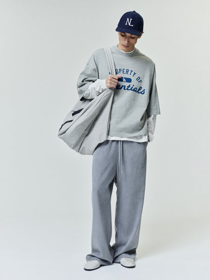 Essentials Dodgers Merch Tee Concrete Heather
