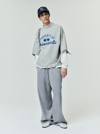 Essentials Dodgers Merch Tee Concrete Heather