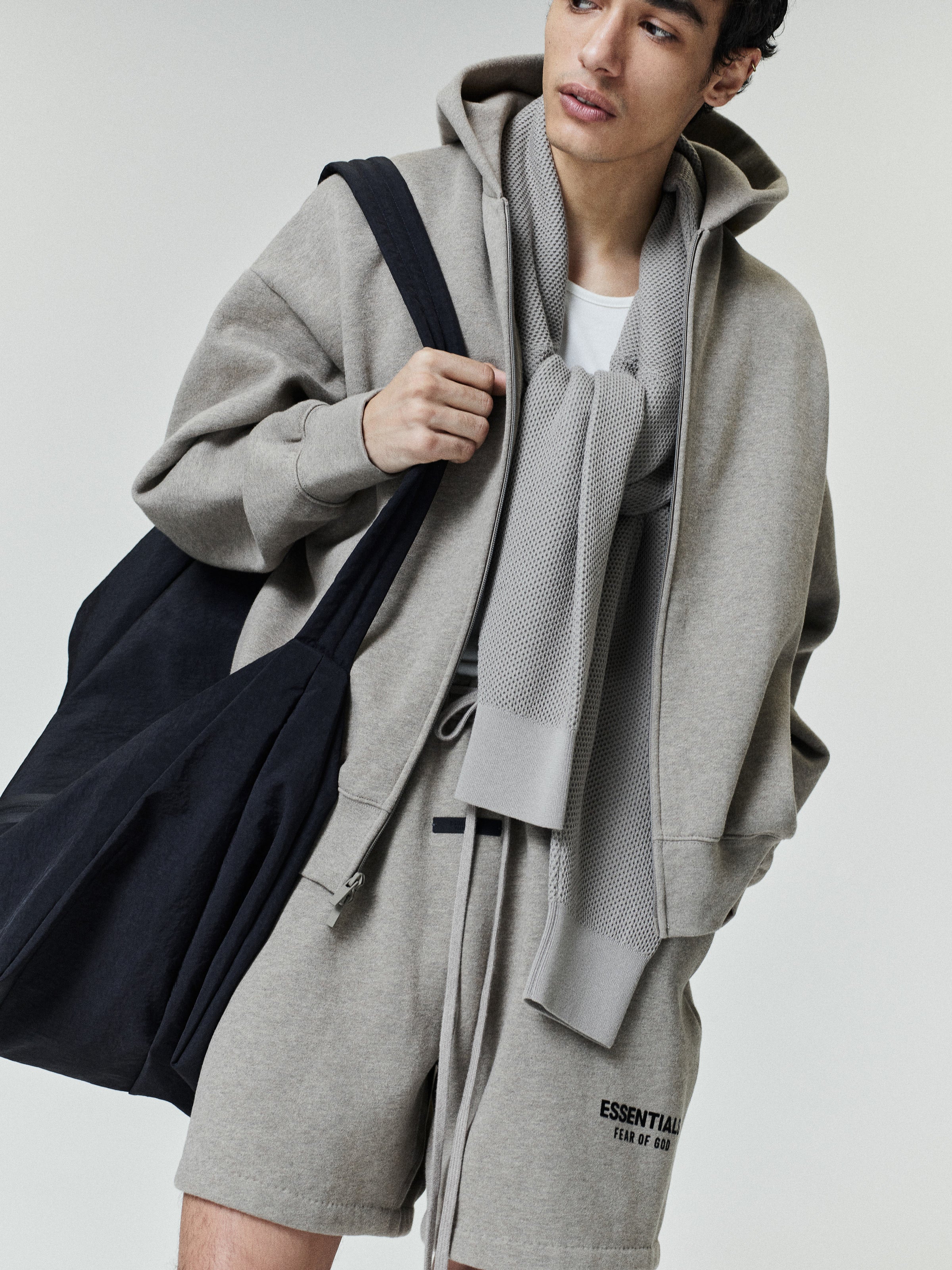 Essentials Essentials Ss26 Classic Zip-Up Hoodie Homestead Heather