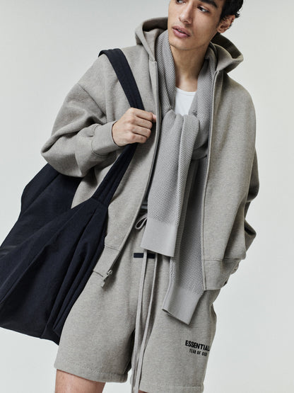 Essentials Essentials Ss26 Classic Zip-Up Hoodie Homestead Heather