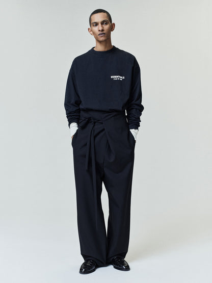 Essentials Essentials Ss26 Classic Long Sleeve Tee Vintage Black / White