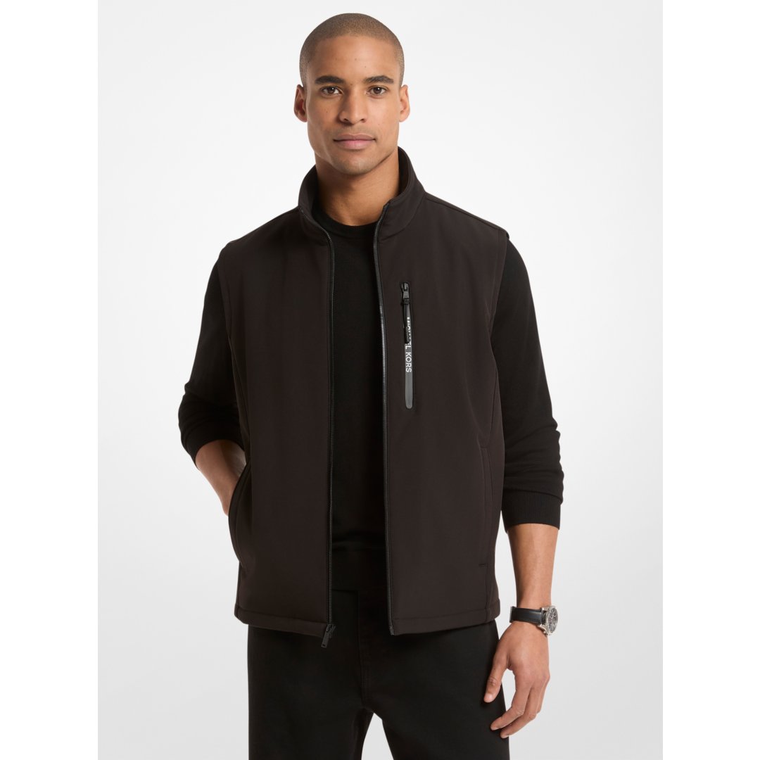 Michael Kors Zip-Up Vest BLACK