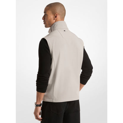 Michael Kors Zip-Up Vest PEARL GREY
