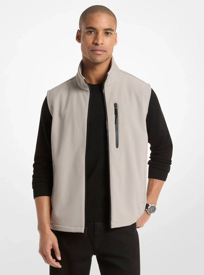 Michael Kors Zip-Up Vest PEARL GREY
