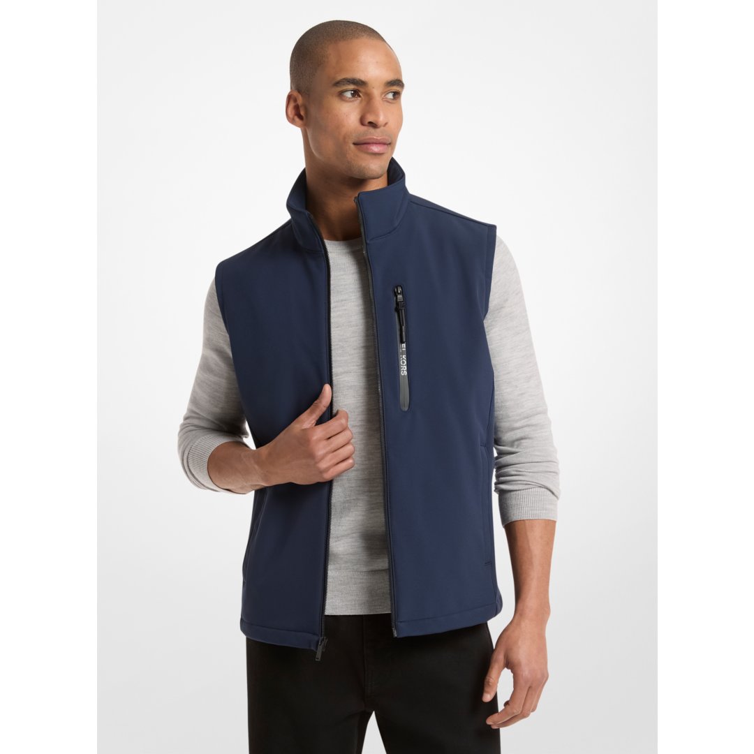 Michael Kors Zip-Up Vest MIDNIGHT BLUE