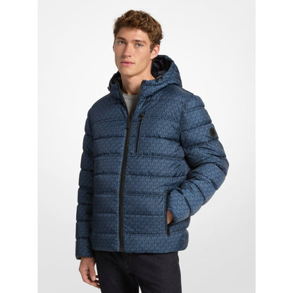 Michael Kors Signature Logo Reversible Jacket MIDNIGHT