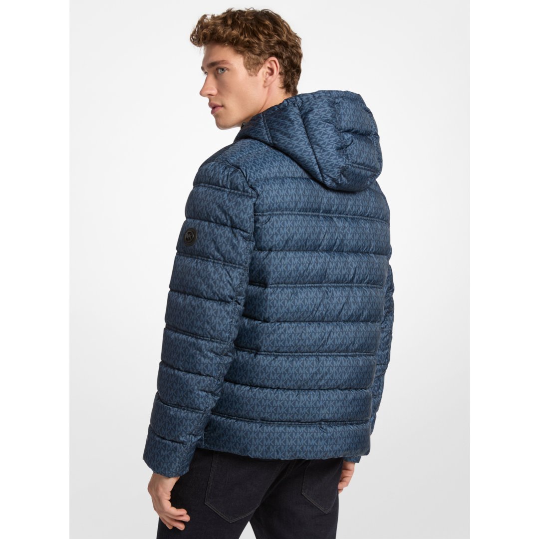 Michael Kors Signature Logo Reversible Jacket MIDNIGHT