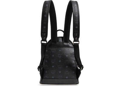 mcm stark backpack visetos side studs mini black 