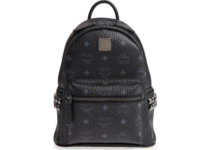 Mcm Stark Backpack Visetos Side Studs Mini Black