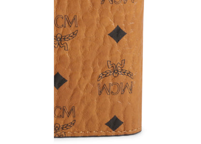 Mcm Bifold Wallet Visetos Small Cognac