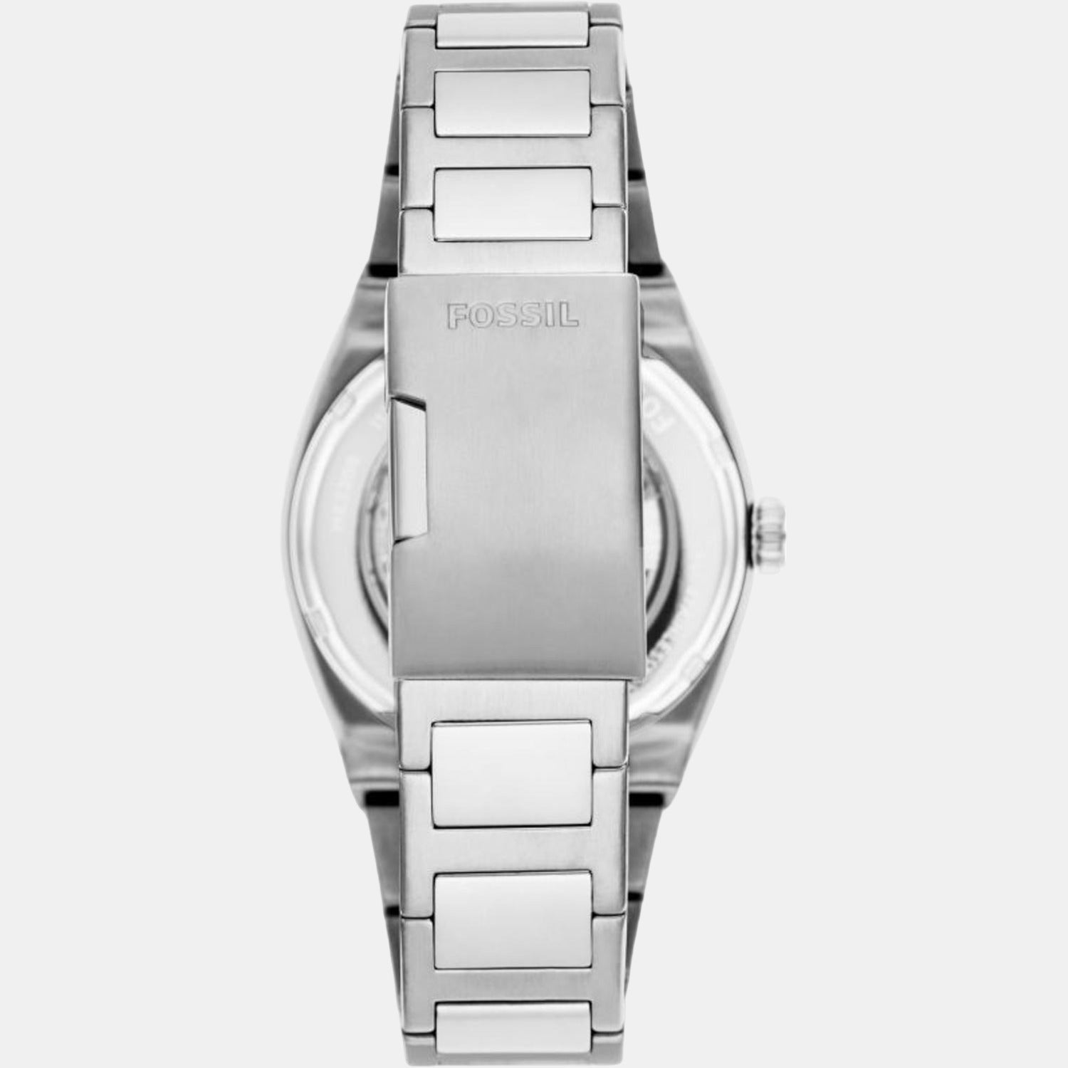 Fossil Everett Men Automatic Blue Dial Analog Stainless Steel Watch Me3220