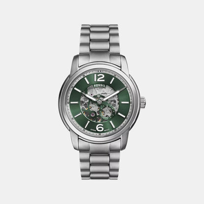 Fossil Fossil Heritage Men Automatic Green Dial Analog Stainless Steel Watch Me3262
