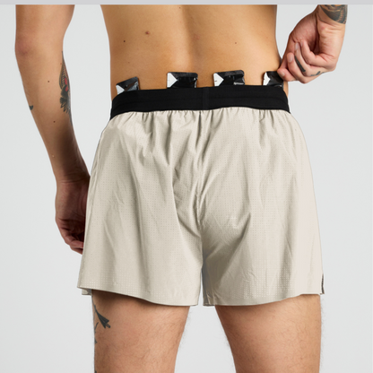 Bandit Vento Mens 3 Splitty Short Champagne