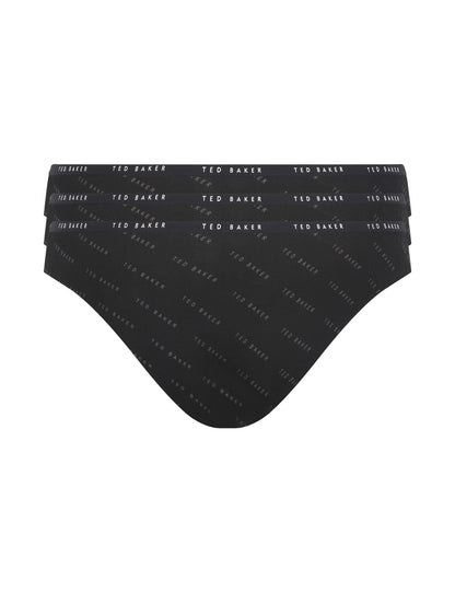 Ted Baker Mila 3Pack Branded Noshow Bikini Briefs Women's