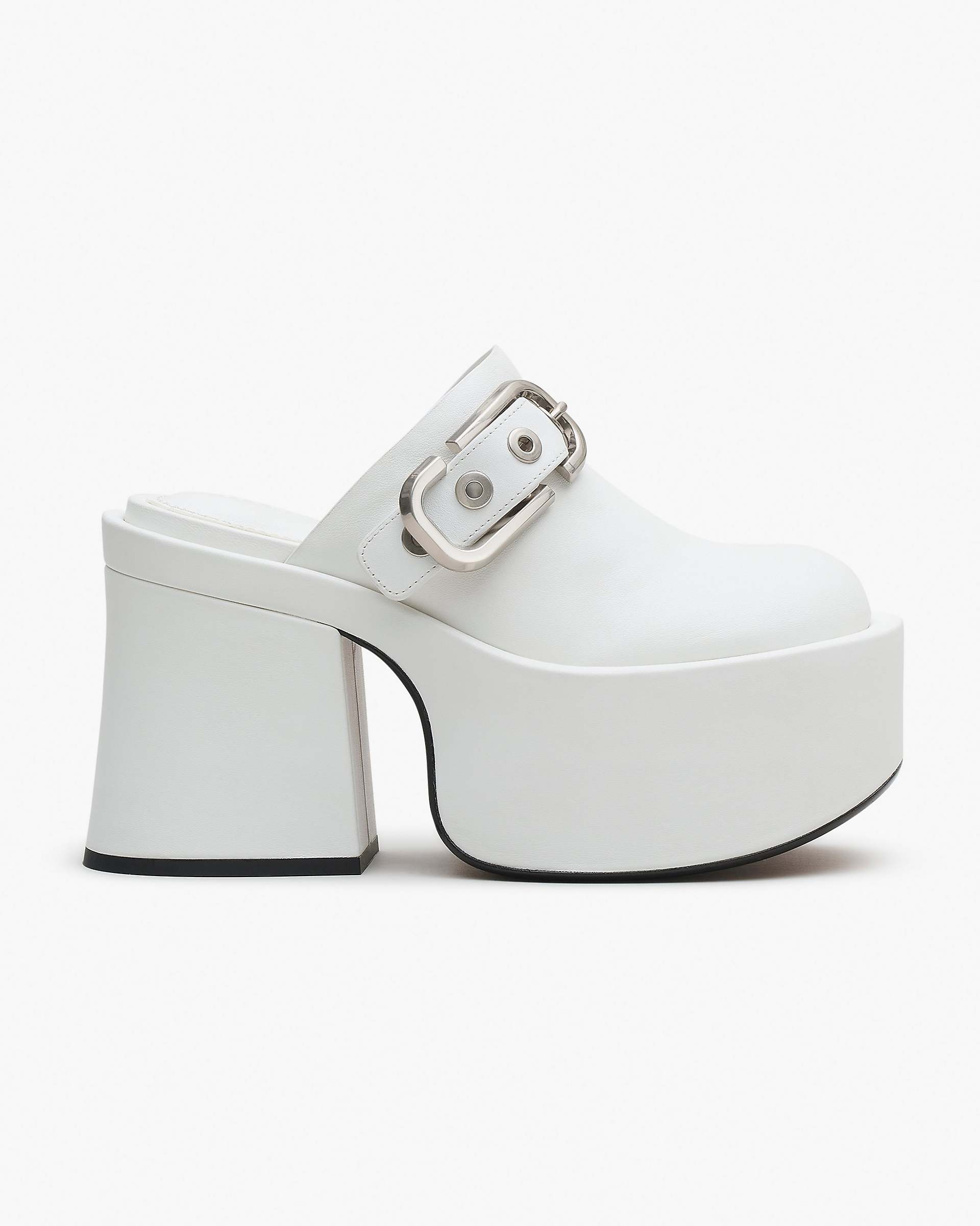 Marc Jacobs Marc Jacobs The J Marc Leather Clog White White